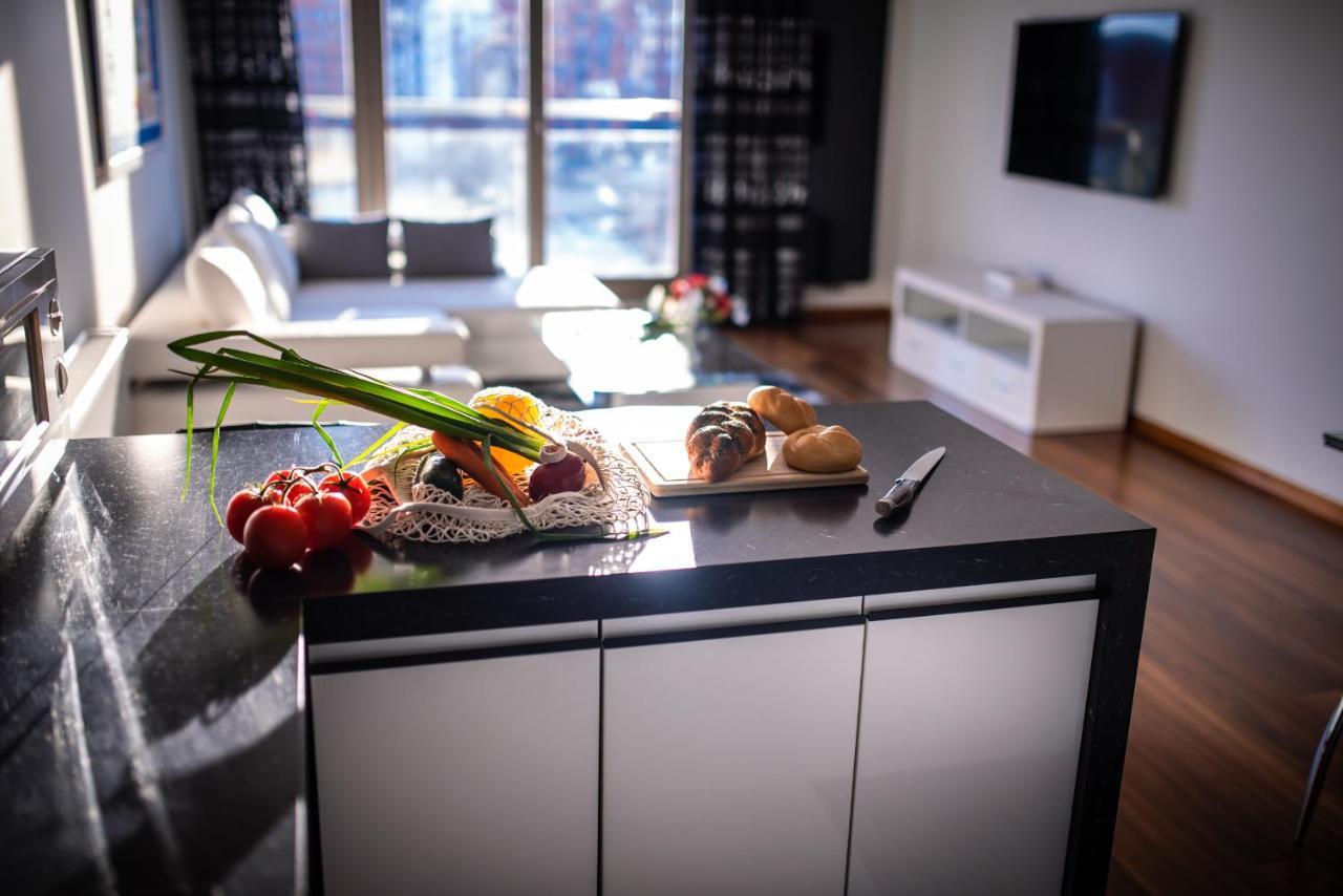 Apartament Amber Centrum Z Basenem Daire Gdansk Dış mekan fotoğraf